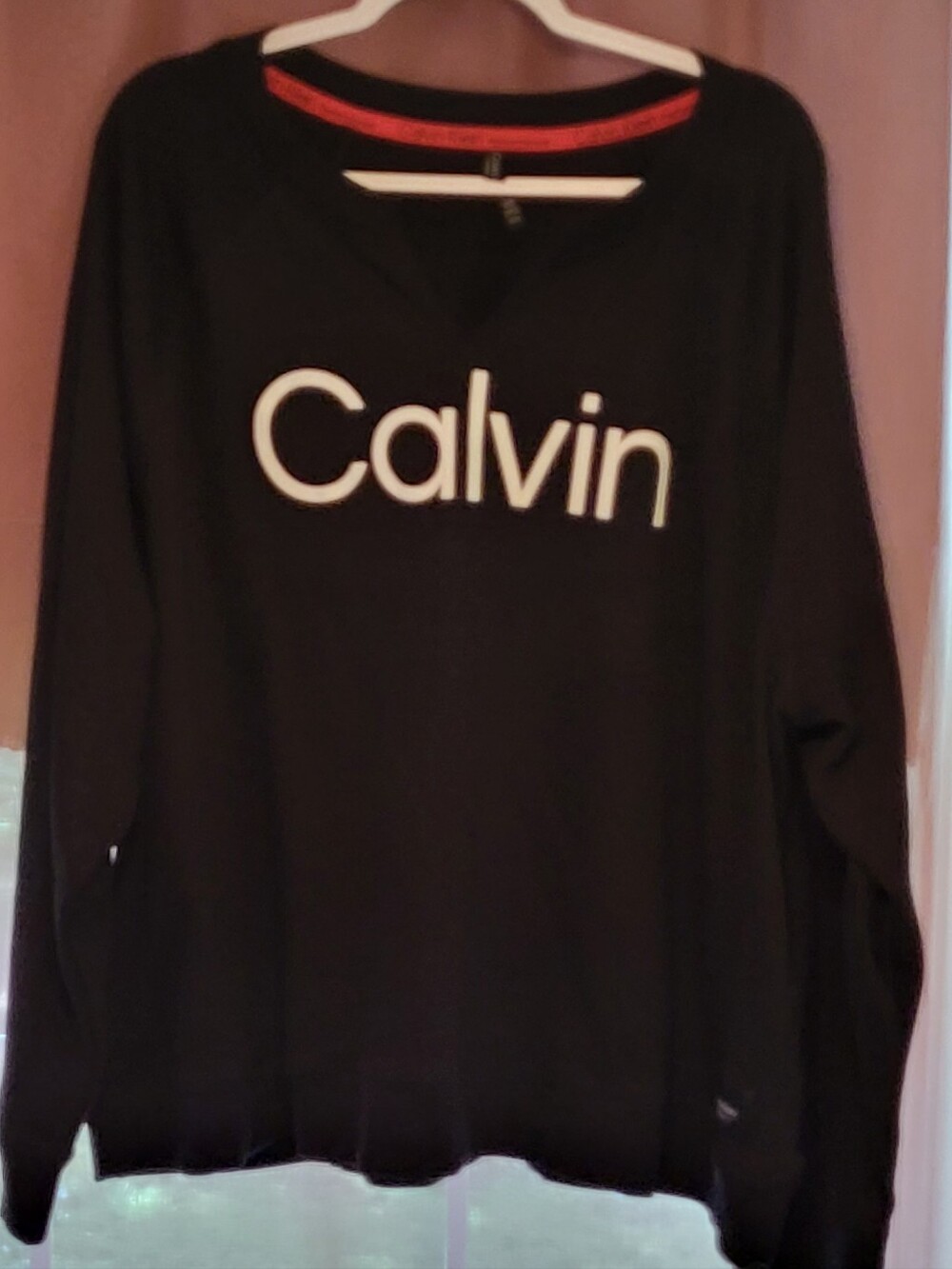 Calvin Klein Black Sweatshirt with White Logo